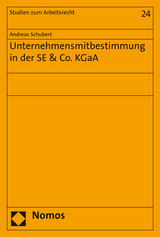 Unternehmensmitbestimmung in der SE & Co. KGaA - Andreas Schubert