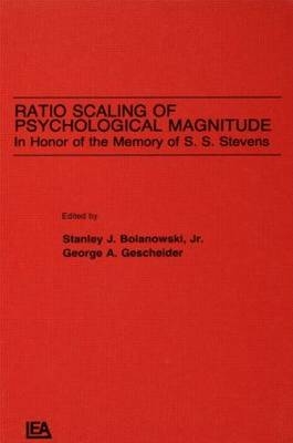 Ratio Scaling of Psychological Magnitude - 