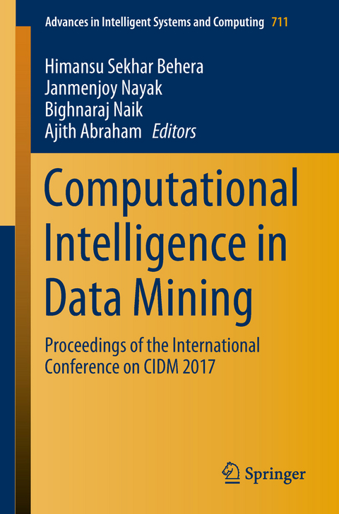 Computational Intelligence in Data Mining - 