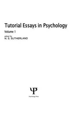 Tutorial Essays in Psychology - 