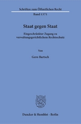 Staat gegen Staat. - Gero Bartsch