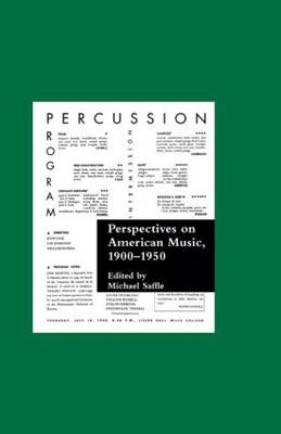 Perspectives on American Music, 1900-1950 - 