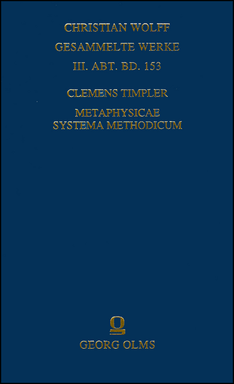 Metaphysicae systema methodicum - Clemens Timpler