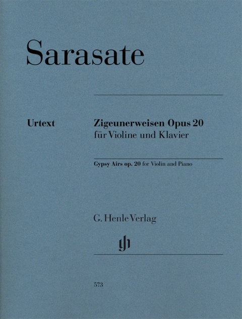 Pablo de Sarasate - Zigeunerweisen op. 20 für Violine und Klavier - 