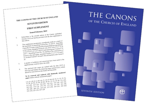 Canons of the Church of England 7th Edition: Full edition WITH First Supplement -  Church of England