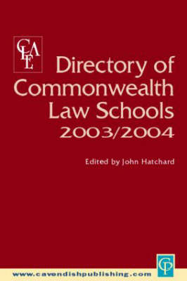 Directory of Commonwealth Law Schools 2003-2004 -  John Hatchard