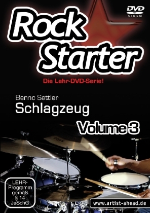 Rockstarter Schlagzeug, 1 DVD. Vol.3 - 