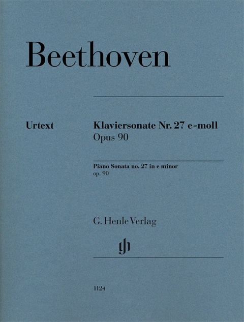 Ludwig van Beethoven - Klaviersonate Nr. 27 e-moll op. 90 - 