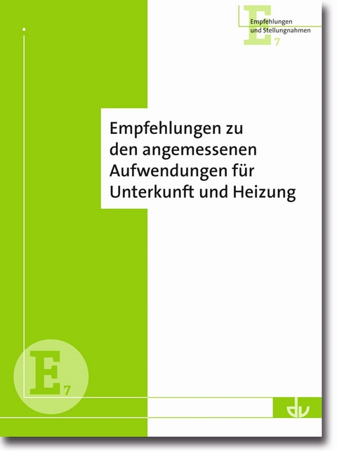 Empfehlungen zur Angemessenheit von Leistungen für Unterkunft und Heizung im SGB II