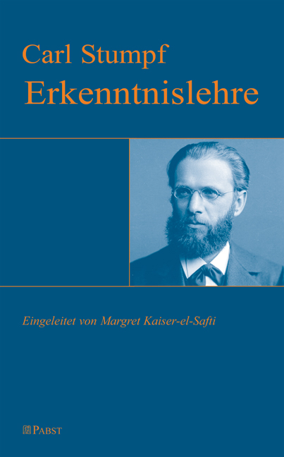 Erkenntnislehre - Carl Stumpf