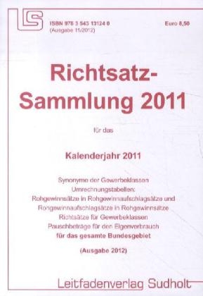 Richtsatz-Sammlung 2011