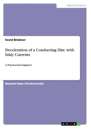 Deceleration of a Conducting Disc with Eddy Currents - David BrÃ¼ckner