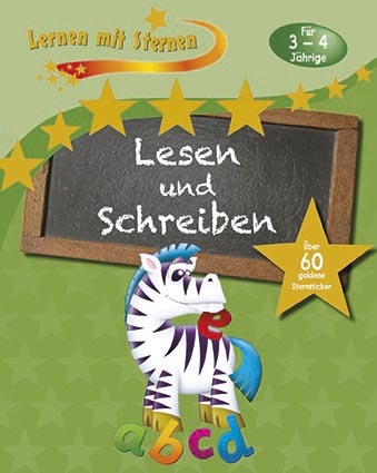 Lernen mit Sternen - Lesen und Schreiben für 3-4 Jährige