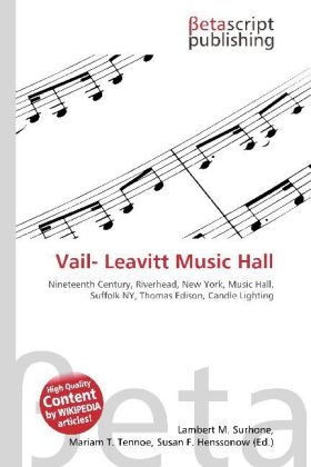 Vail- Leavitt Music Hall - 