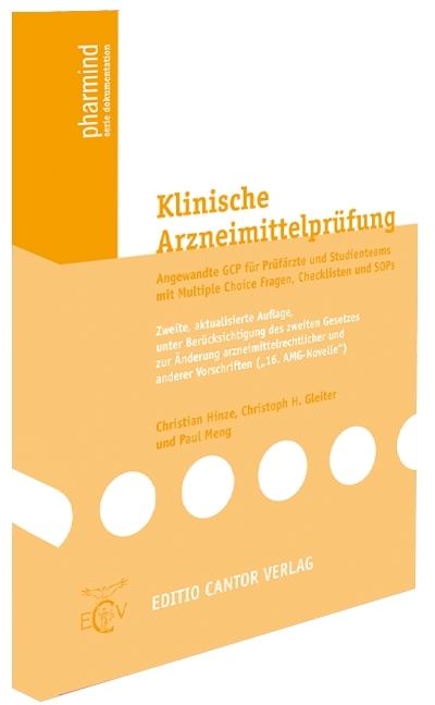 Klinische Arzneimittelprüfung - Christian Hinze, Christoph H. Gleiter, Paul Meng