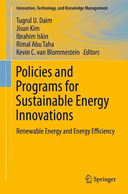 Policies and Programs for Sustainable Energy Innovations - 