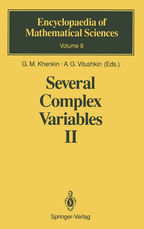 Several Complex Variables II - 