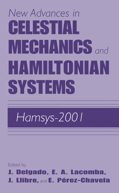 New Advances in Celestial Mechanics and Hamiltonian Systems - 