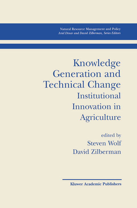 Knowledge Generation and Technical Change - 