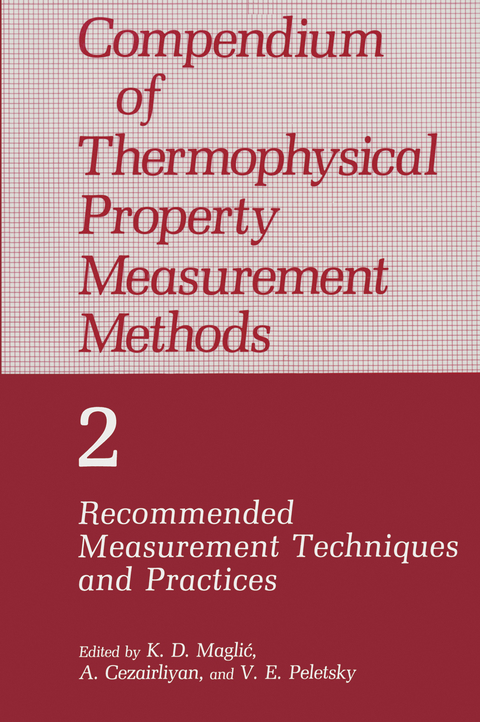 Compendium of Thermophysical Property Measurement Methods - 