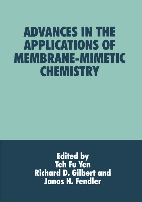 Advances in the Applications of Membrane-Mimetic Chemistry - 