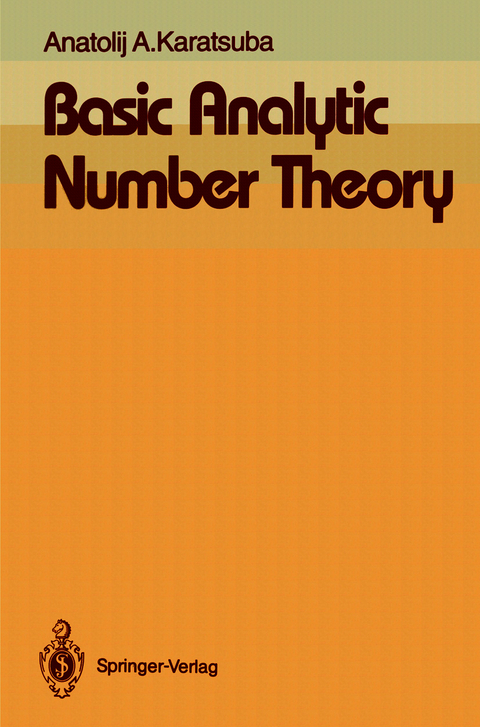 Basic Analytic Number Theory - Anatolij A. Karatsuba