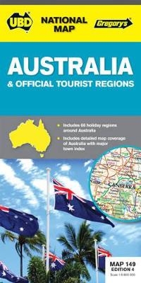 Australia Touring Map 149 4th ed -  Gregory's