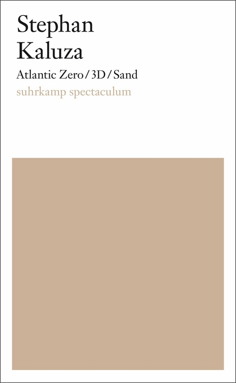 Atlantic Zero/3D/Sand -  Stephan Kaluza