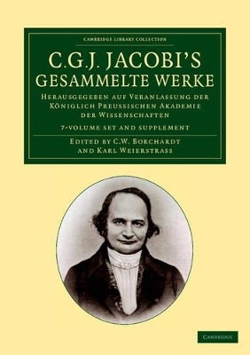 C. G. J. Jacobi's Gesammelte Werke 8 Volume Set - Carl Gustav Jacob Jacobi