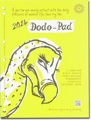 Dodo Pad A4 2/4 Ring/US Letter 3-ring/Filofax-compatible UNIVERSAL Diary Refill 2014 - Calendar Year Diary - Naomi McBride