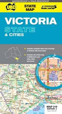 Victoria State and Cities Map 549 5th ed (waterproof) -  UBD Gregorys