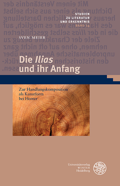 Die ‚Ilias‘ und ihr Anfang - Sven Meier