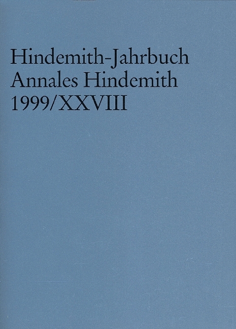 Hindemith-Jahrbuch