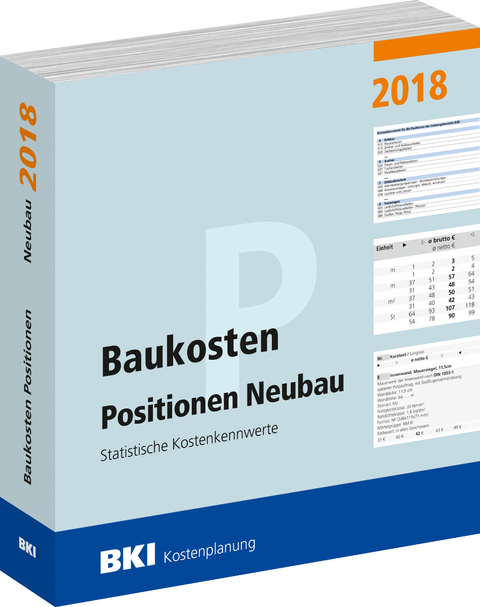 BKI Baukosten Positionen Neubau 2018