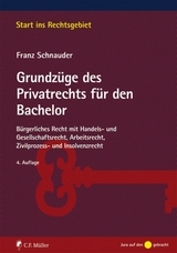 Grundzüge des Privatrechts für den Bachelor - Franz Schnauder