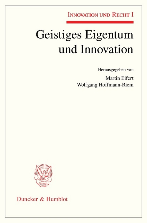 Geistiges Eigentum und Innovation. - 