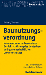 Baunutzungsverordnung - Stühler, Hans Ulrich; Schimpfermann, Christine