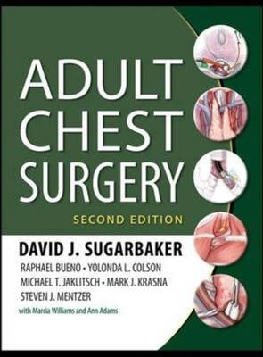 Adult Chest Surgery, 2nd edition -  Raphael Bueno,  Yolanda Colson,  Michael Jaklitsch,  Mark J. Krasna,  Steven Mentzer,  David J. Sugarbaker