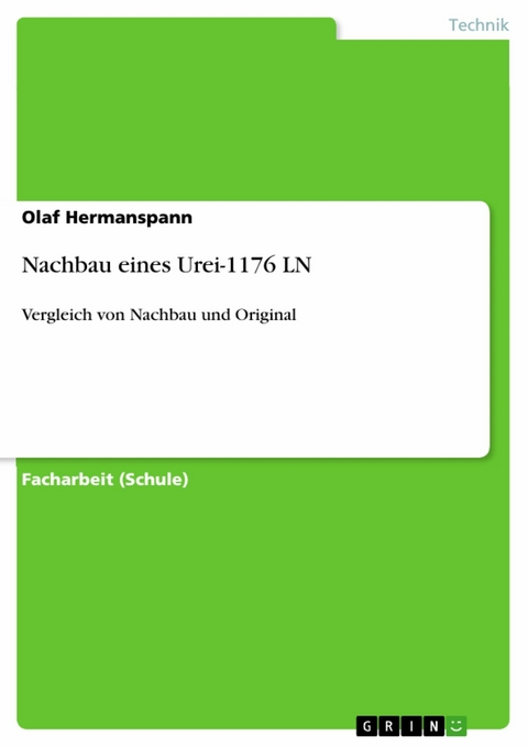 Nachbau eines Urei-1176 LN - Olaf Hermanspann