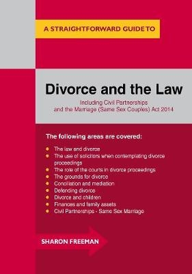 Straightforward Guide to Divorce and the Law -  Sharon Freeman