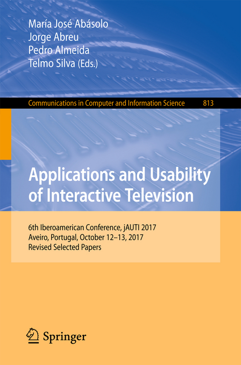 Applications and Usability of Interactive Television - 