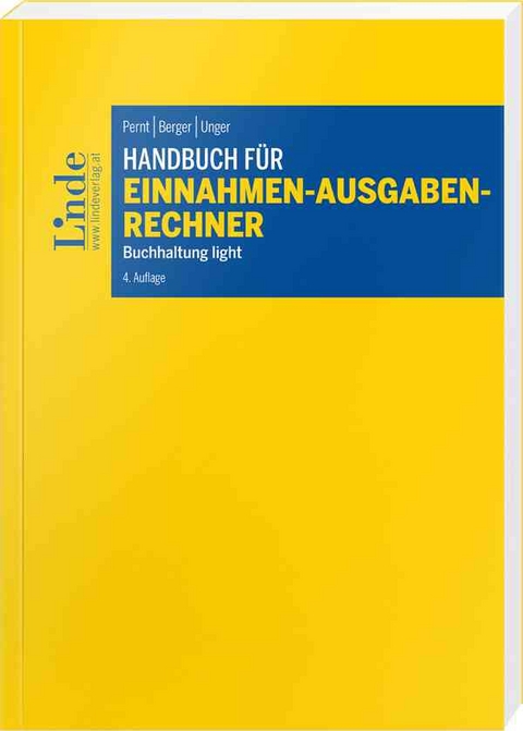 Handbuch für Einnahmen-Ausgaben-Rechner - Eva Pernt, Wolfgang Berger, Peter Unger