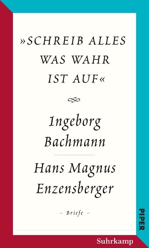 Salzburger Bachmann Edition - Ingeborg Bachmann, Hans Magnus Enzensberger