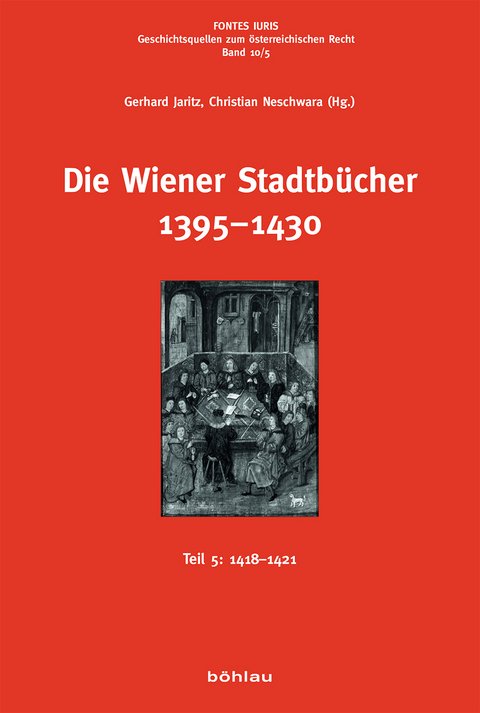 Die Wiener Stadtbücher 1395–1430 - 