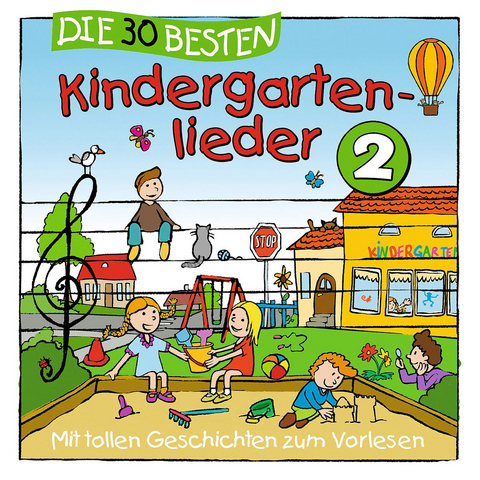 Die 30 besten Kindergartenlieder. Tl.2, 1 Audio-CD - Simone Sommerland, Karsten Glück,  Die Kita-Frösche