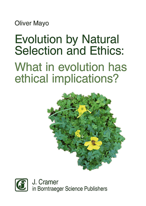 Evolution by Natural Selection and Ethics - Oliver Mayo