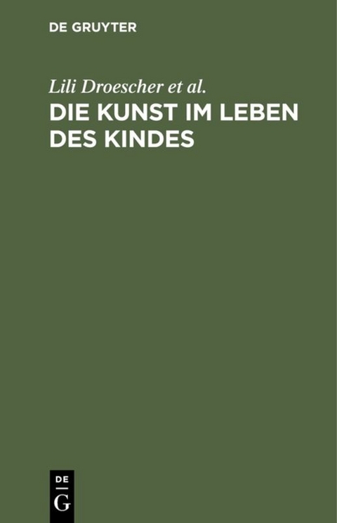 Die Kunst im Leben des Kindes - 