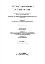 Althochdeutsches Wörterbuch / Band VII: O – R. 10. bis 12. Lieferung (râzuuurti bis gi-rîhhan) - 