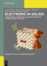 Electrons in Solids - Hendrik Bluhm, Thomas Brückel, Markus Morgenstern, Gero Plessen, Christoph Stampfer