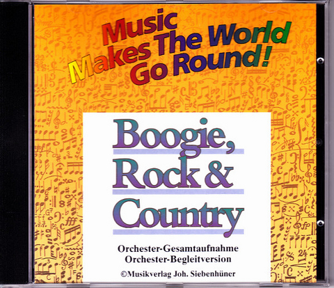 Music Makes the World go Round - Boogie, Rock & Country - Play Along CD / Mitspiel CD